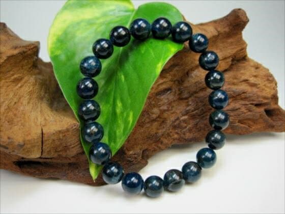 【ブレスレット】ブルーアパタイト品質AAAΦ8.6±0.2mm【一点物】