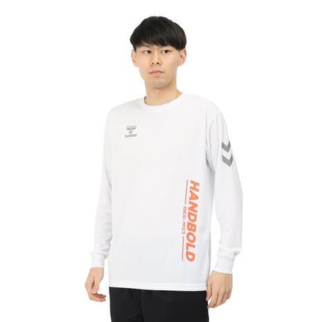 ヒュンメル（hummel）（メンズ）ハンドボールウェア ベーシック 長袖 Tシャツ HAP7203-10
