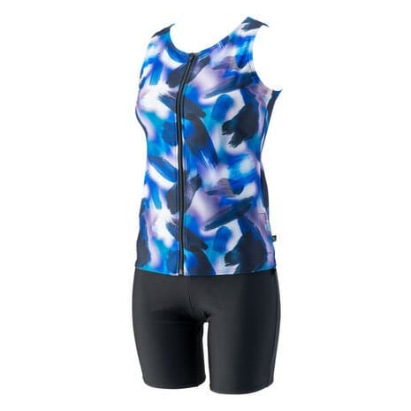 フットマーク（FOOTMARK）（レディース）フィットネス水着 レディース 水泳 FM25 長持ちする水着セパレーツ 紫 M-3Lサイズ 0250068-132 セパレート