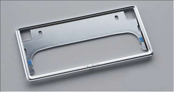 『RAV4 PHV』 純正 AXAP54 ナンバーフレームデラックス ※1枚からの販売 パーツ トヨタ純正部品 メッキ ナンバープレートリム ナンバーリム ナンバー枠 オプション アクセサリー 用品