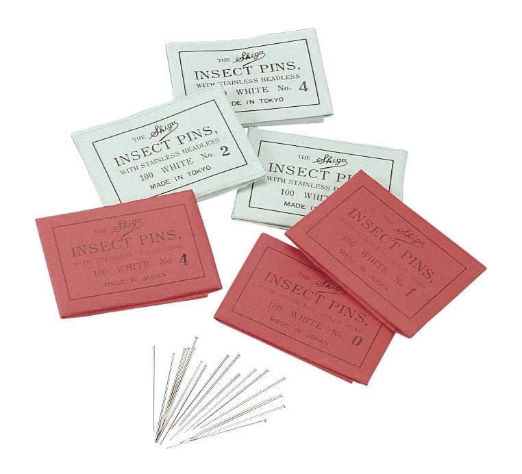 昆虫針 無頭 5号 太さ0.6mm 長さ40mm ステンレス 100本組 昆虫標本用 虫ピン