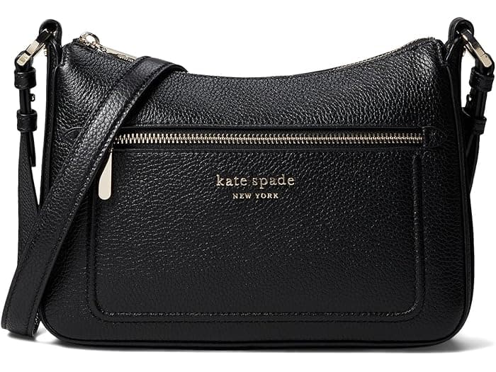 (取寄) ケイトスペード レディース ハドソン ペブルド レザー ミディアム クロスボディ Kate Spade New York women Hudson Pebbled Leather Medium Crossbody Black