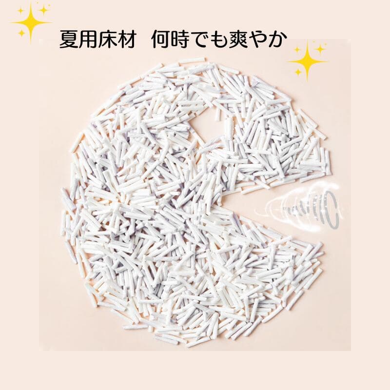 【店内全品クーポン対象】床材 ハムスター 小動物用 紙材 巣材 天然 消臭 敷材 小動物用品 ホワイト グリーン イエロー LUVP+K thumbnail 2