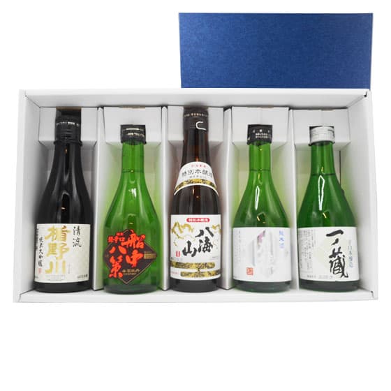 日本酒 飲み比べセット WGO最高金賞受賞 純米大吟醸入り のみきりセット 300ml×5本セット 本州のみ送料無料 コンビニ受取対応商品 お酒 お歳暮 プレゼント