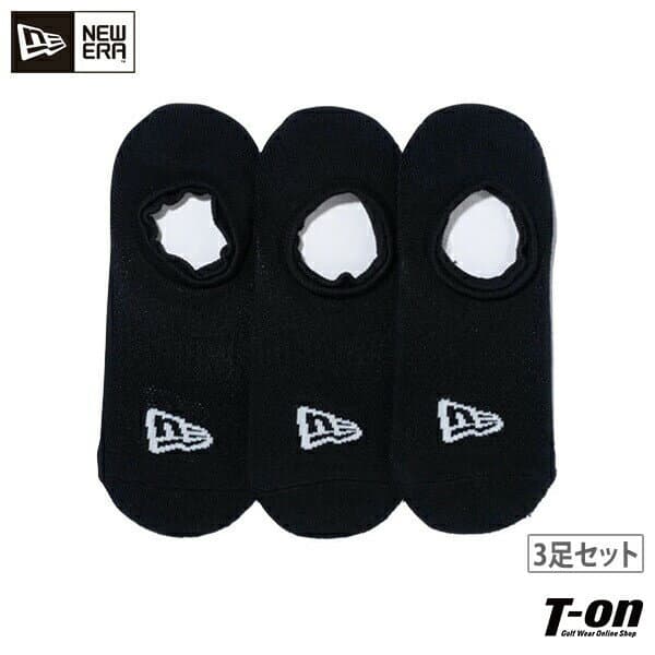 ニューエラ New Era NEW ERA 日本正規品 メンズ レディース ソックス 3足セット ベリーショート アンクル丈 スニーカー丈 足底パイルクッション付 ジャガードロゴ ユニセックス