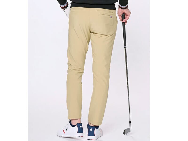 ルコックスポルティフ ゴルフ　le coq sportif GOLF　ストレッチフォーサー 9分丈 テーパードパンツ　LG4FLP51M　ストレッチクロス　前開きベルトループ付き　メンズ　ゴルフ thumbnail 2