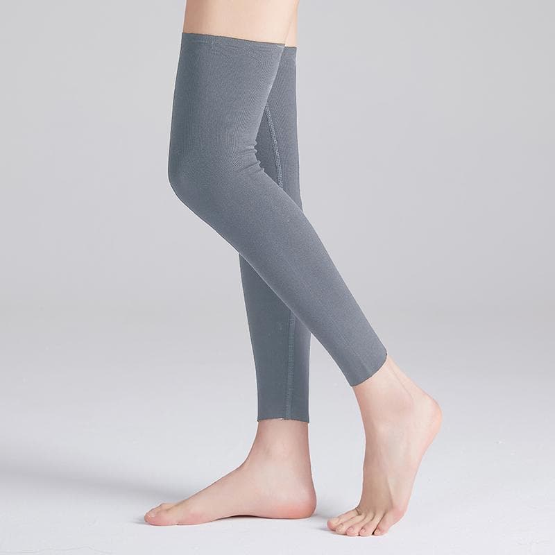 レッグウォーマー 薄手 レギンス ソックス モーダル 高弾性 男性 女性 夏 暖かい ランニング ダンス 滑り止め ミドル丈 膝上 レッグ スリーブ グレー ベージュ 黒
