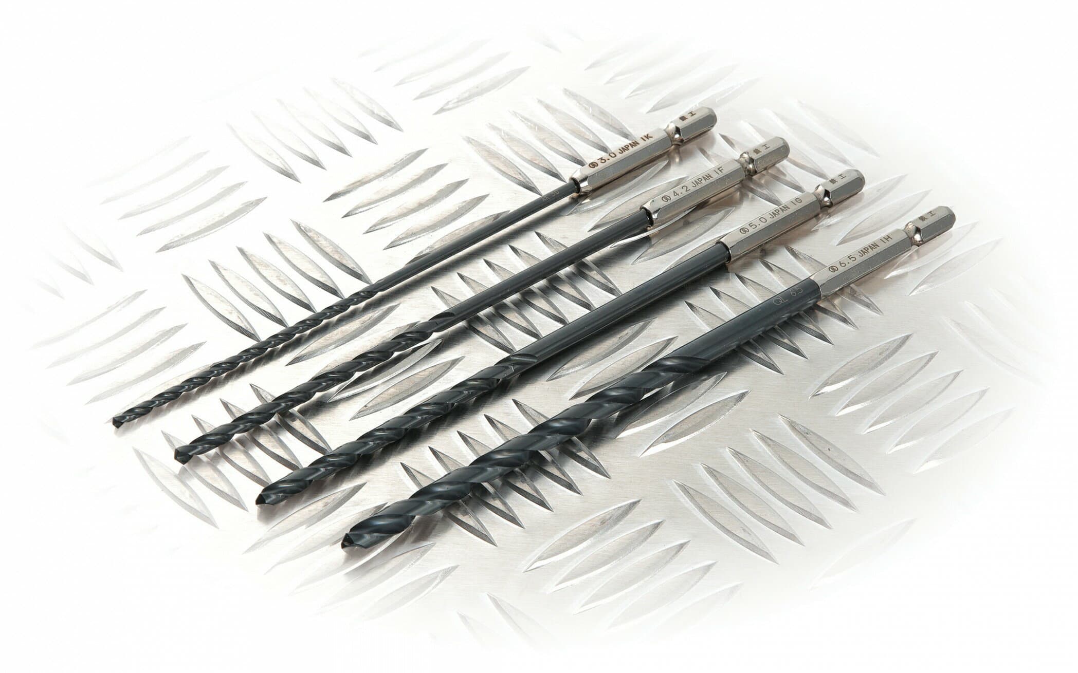 大西工業 6角軸鉄工用ドリルロング(NO.20L) サイズ 4.2mm 全長180mm 有効長75mm 020L-042