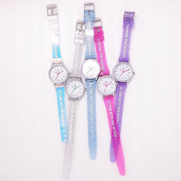 キッズ レディス カラフル ウォッチ ポスト投函発送 KDS007 シーラ かわいい 腕時計 レディース 子供 女の子 男の子 カラフル バンド 時計 5カラーズ プレゼント 贈り物