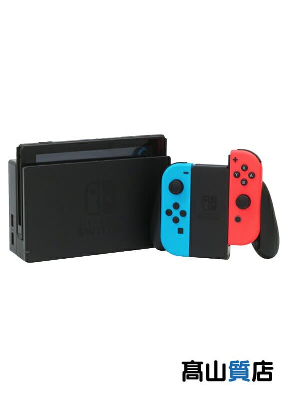 【Nintendo】任天堂『Nintendo Switch(スイッチ)』』HAC-S-KABAA ネオンブルー ネオンレッド ゲーム機本体 1週間保証【中古】