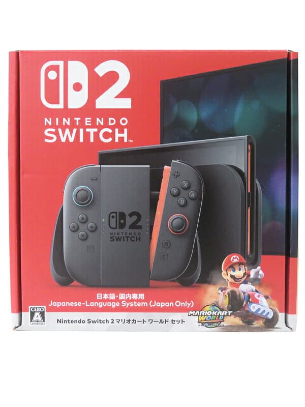 【中古品】【ソフトなし】ニンテンドー『Nintendo switch2 日本語・国内専用 マリオカート ワールド セット』BEE-S-KB6PA ゲーム機本体 1週間保証【中古】 thumbnail 2