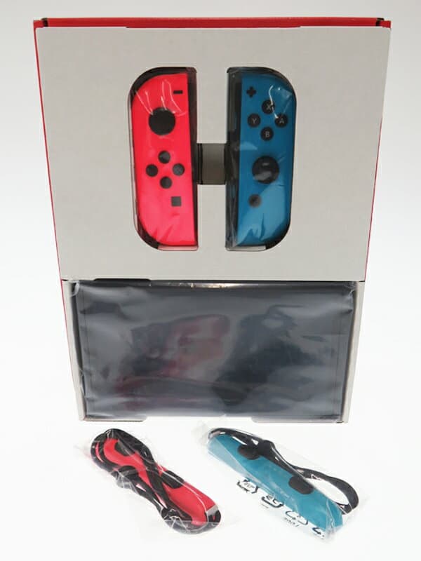【Nintendo】【訳あり未使用品】ニンテンドー『Nintendo Switch 有機ELモデル ストア版 ネオンブルー / レッド』HEG-S-KAYAA ゲーム機本体 1週間保証【中古】 thumbnail 3