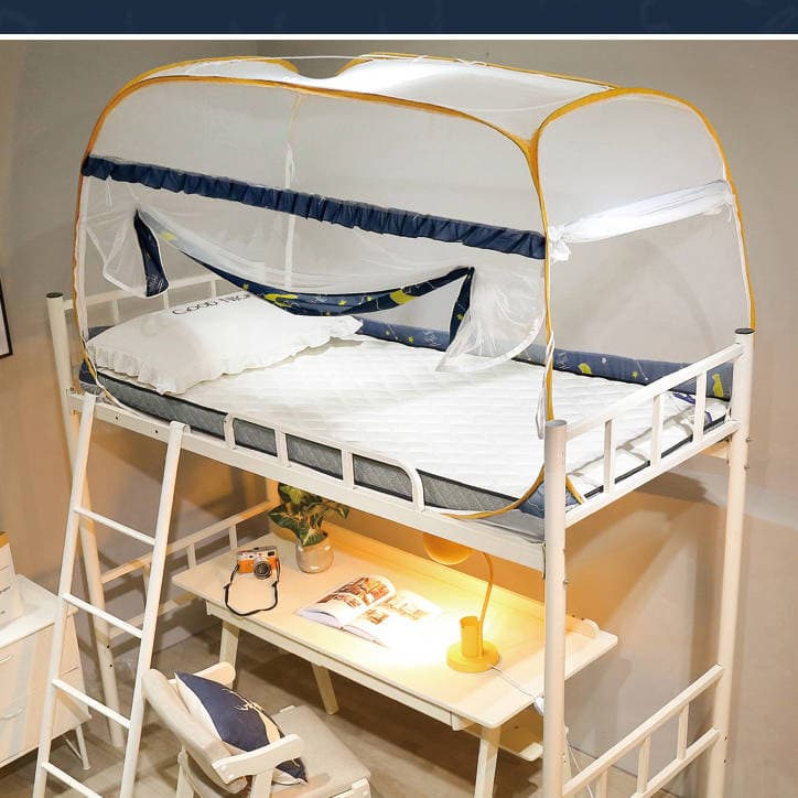 100cmx200cmx105cm ベッド 蚊帳 ベッドテント 折りたたみ式 ワンタッチ蚊帳 モスキートネット 虫除け 蚊よけ ムカデ対策 収納便利 密度が高い 子供 大人 兼用 ゆったり 広いけ 個人かや