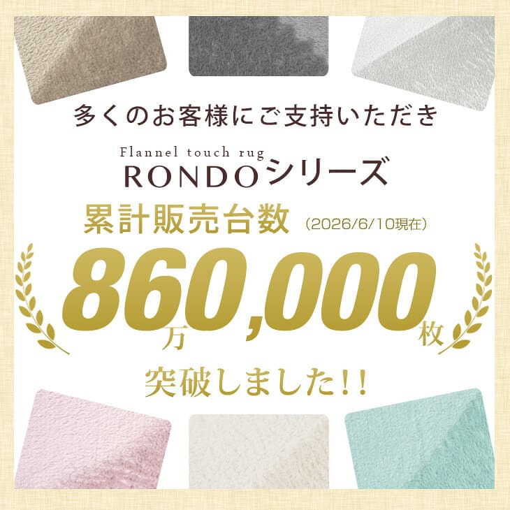 【マラソン限定！5%引クーポン】 累計86万枚突破 ラグ 洗える 1畳 1.5畳 2畳 3畳 4畳 軽量 ホットカーペット対応 90×180 / 135×185 / 185×185 / 200×250 / 200×300 夏 夏用 絨毯 ラグマット カーペット フランネルラグ フランネル 長方形 北欧 おしゃれ thumbnail 3