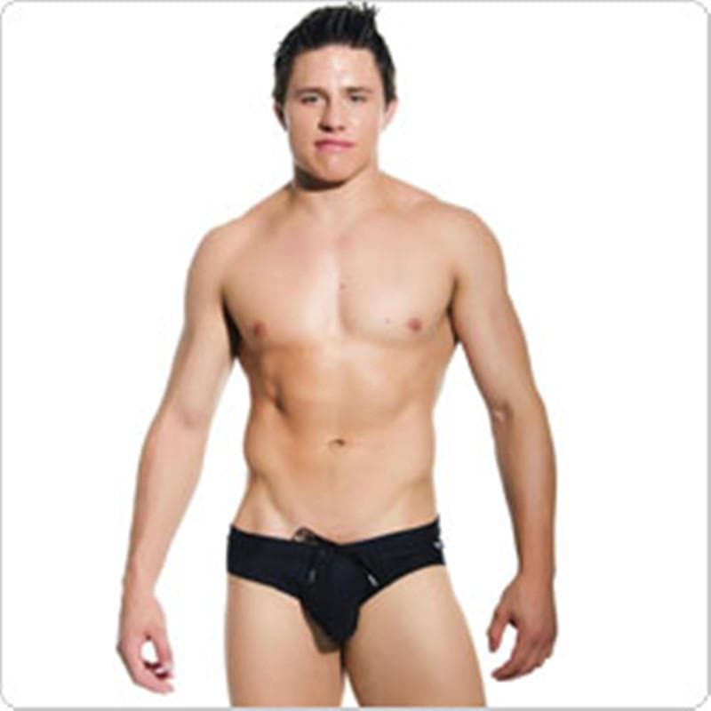 水着 男性用 ローライズ スイムウェア 無地 競泳用 伸縮性 タイト フィットネス ジム スポーツ ブラック