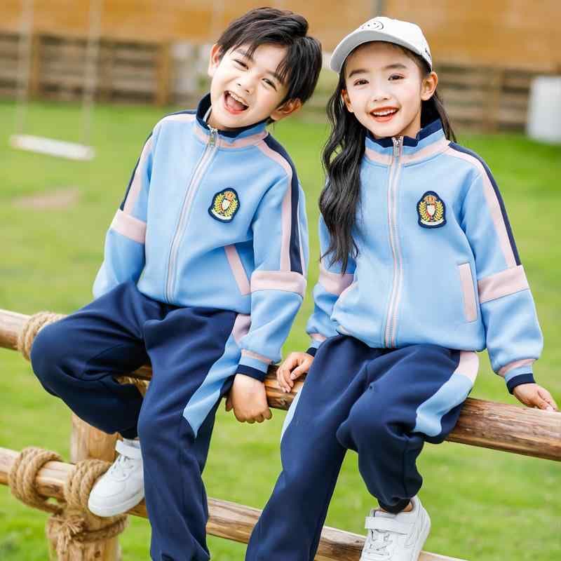 制服 春秋用 小学生 スクールウェア セットアップ 中学生 ジャージ 上下セット 3点セット スポーツウェア 綿 ポリエステル 柔らかい 動きやすい 通学 普段使い 100cm 110cm 120cm 130cm 140cm 150cm 160cm 17