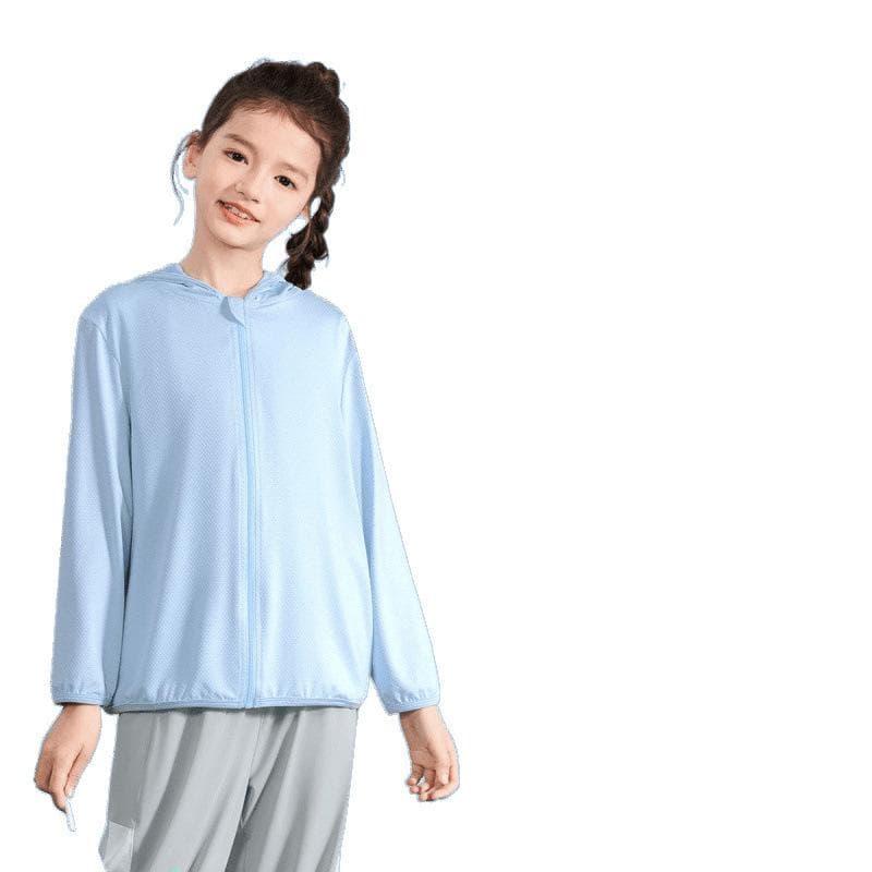 キッズ UVカットパーカー 薄手 速乾 通気性 スポーツ 女の子 子供用 ラッシュガード 接触冷感 日焼け止め 紫外線対策 普段使い アウトドア 旅行 パープル ピンク イエロー グリーン ブルー グレー