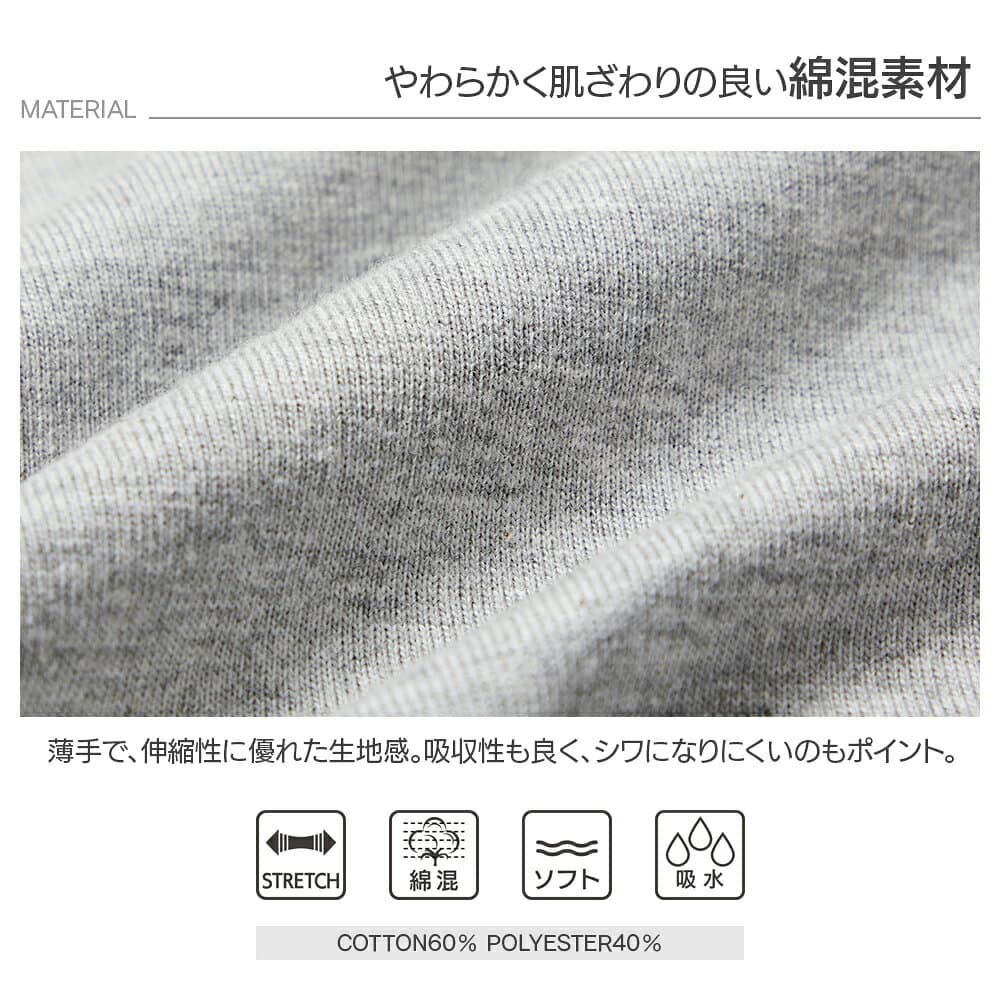 【一部予約】ベーシック半袖Tシャツ レディース Tシャツ 綿混 無地 M L LL 3L 全8色 thumbnail 3