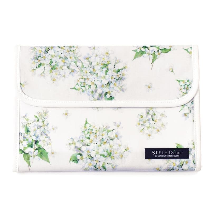 スタイルデコール(STYLE Decor) 母子手帳ケース 女の子 マルチケース 人気 ファスナー かわいい 二人用 ジャスミン ホワイト W0105200