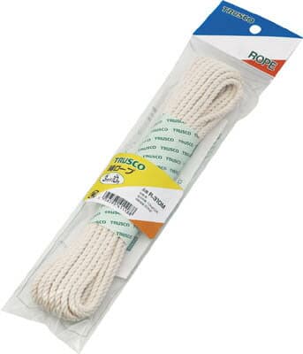 TRUSCO　綿ロープみつうちφ3×10m R310M [511-3202] 【ロープ】[R-310M]