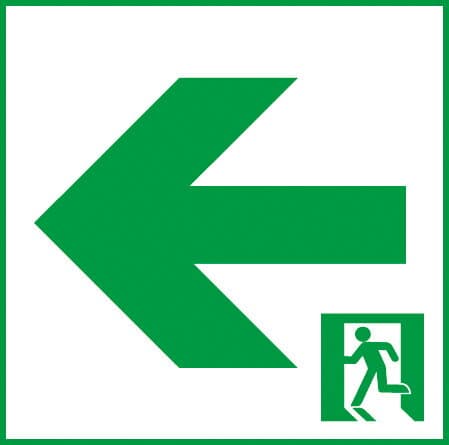 [法人限定] FK10086 パナソニック 適合表示板 通路誘導灯用 C級（10形）両面用