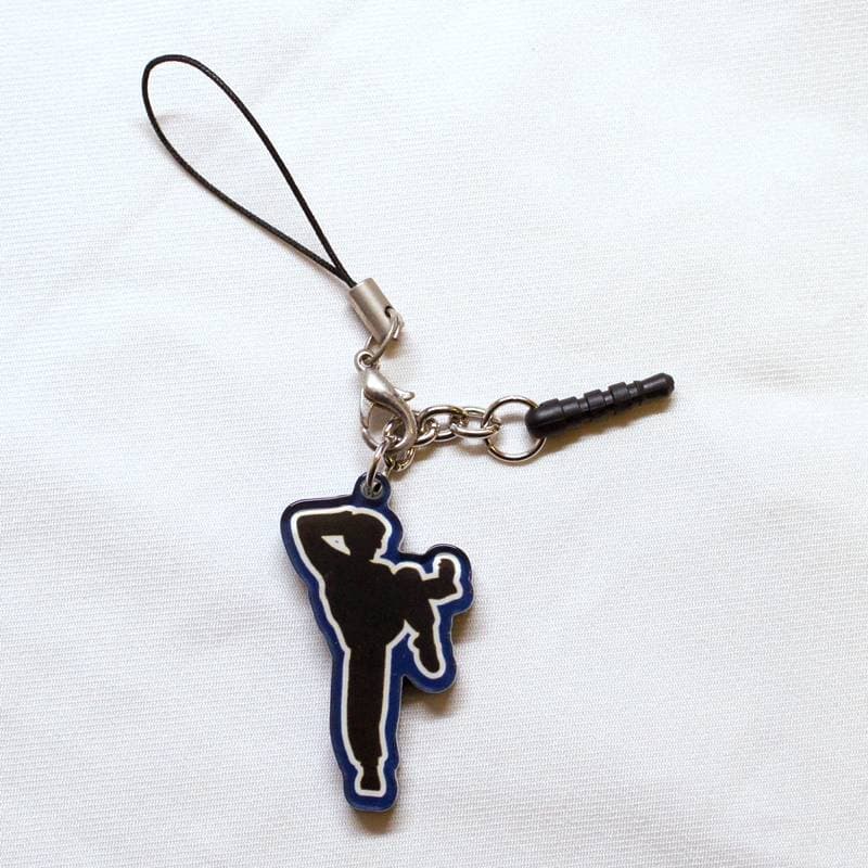 ジャッキー・チェン（成龍） 酔拳ポーズ イヤホンジャック ストラップ付き