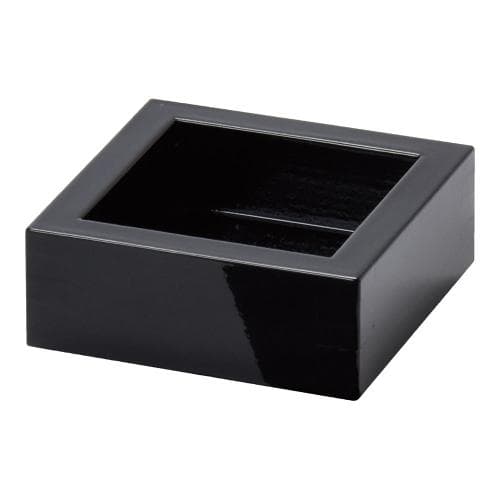 スタッキング桧・1/2合桝 黒塗装付/業務用/新品/小物送料対象商品