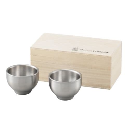 メタル丼 ぐい呑み2個 セット 桐箱入 /業務用/新品/小物送料対象商品