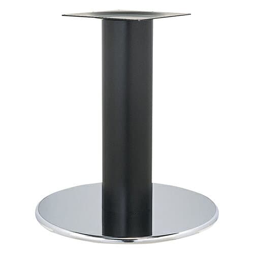 ハヤシ　スチールベーステーブル脚 ベースサイズ：A600φ×【高さ指定可】 品番：RSQ-L 塗装カラー：14 ポール：139φ/送料別