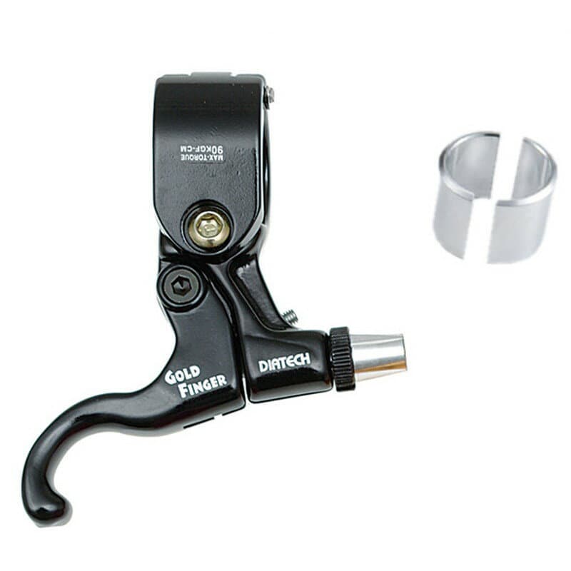 DIA-COMPE/ダイアコンペ TECH99 Gold Finger ブラック 左右セットブレーキレバー 自転車用品 サイクルパーツ