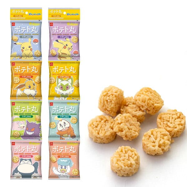 ポケモン ポテト丸 うすしお味 4連{ おやつカンパニー お菓子 駄菓子 おやつ スナック菓子 キャラクター }{ 個包装 小分け 配布 業務用 }{ 子ども会 施設 }[ 子供会 保育園 幼稚園 景品 イベント お祭り プレゼント 人気 ]【色柄指定不可】【不良対応不可】 thumbnail 3