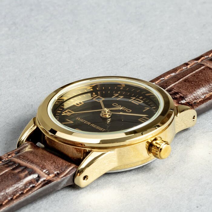 【10年保証】【日本未発売】CASIO STANDARD LADYS カシオ スタンダード LTP-V001GL.L 腕時計 時計 ブランド レディース 女の子 チープカシオ チプカシ アナログ ゴールド 金 ブラック 黒 ホワイト 白 ブラウン 茶 レザー かわいい 海外モデル ギフト プレゼント thumbnail 3