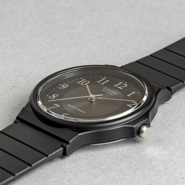 【10年保証】【日本未発売】CASIO STANDARD カシオ スタンダード MQ-24-1B3 腕時計 時計 ブランド メンズ レディース キッズ 子供 男の子 女の子 チープカシオ チプカシ アナログ ブラック 黒 海外モデル ギフト プレゼント thumbnail 2