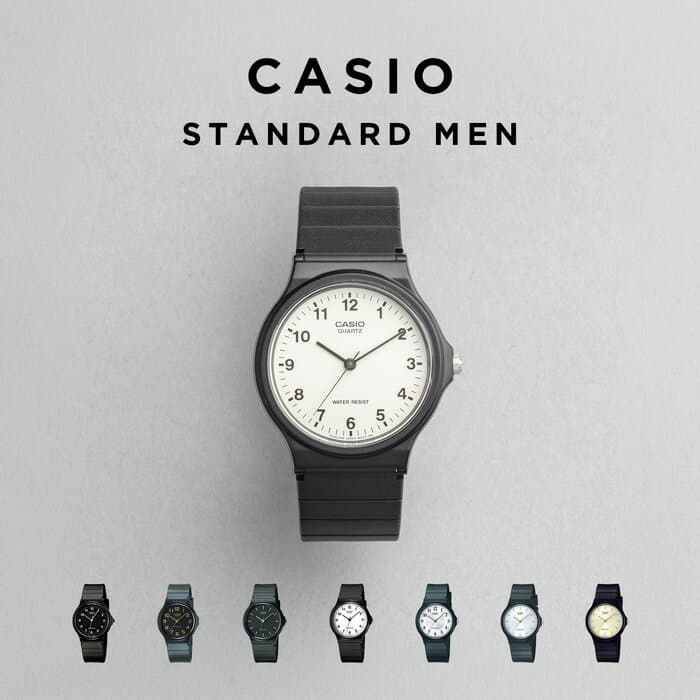 【10年保証】【日本未発売】CASIO STANDARD MEN カシオ スタンダード MQ-24 腕時計 時計 ブランド メンズ レディース キッズ 子供 男の子 女の子 チープカシオ チプカシ アナログ ブラック 黒 ホワイト 白 銀 金 薄型 軽量 軽い 海外モデル ギフト プレゼント