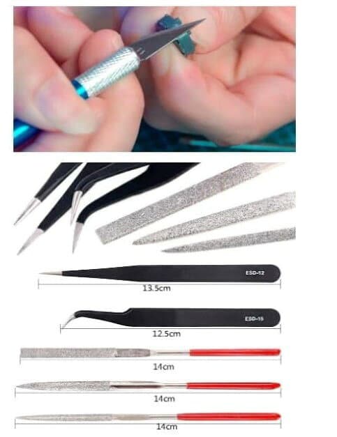 プラモデル 工具セット 入門用ツールセット 初心者向け ニッパー 収納ケース付き 14個入りセット thumbnail 3