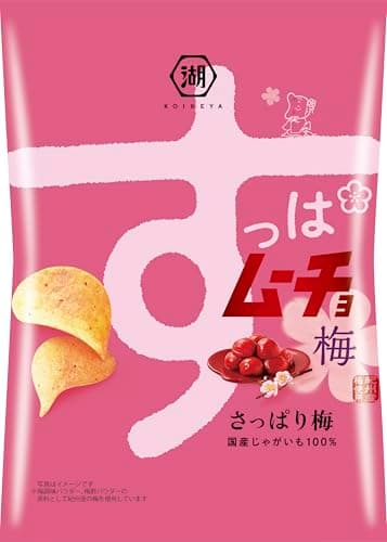 湖池屋 すっぱムーチョチップス さっぱり梅味 55g×12袋 　送料無料