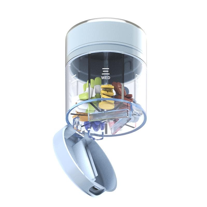 薬ケース 薬カッター 携帯型 薬箱 1週間 薬入れ ピルケース 錠剤ケース 薬収納 一日三回 小物入れ