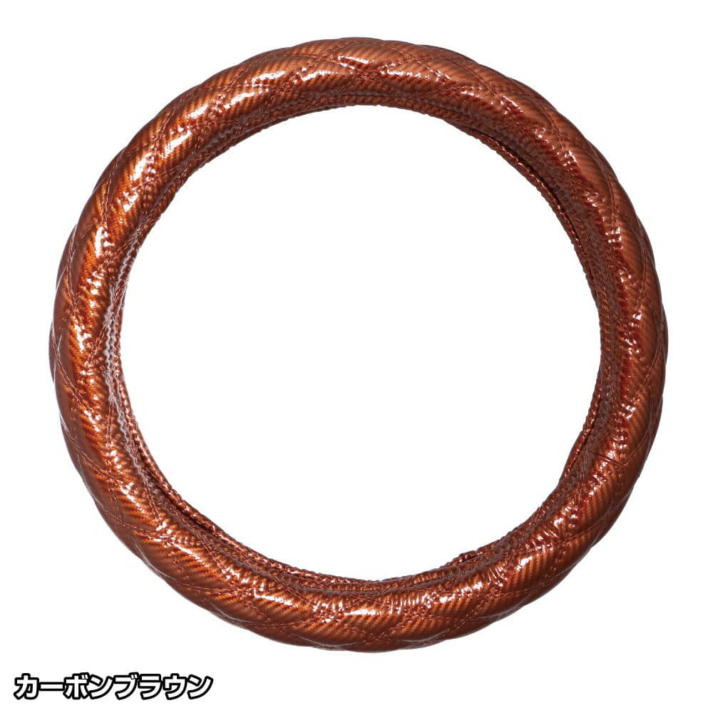 JET INOUE ジェットイノウエ 589215 モコモコハンドルカバー ダブルステッチ 太巻き[Aタイプ] カーボンブラウン 2LS(45〜46cm)