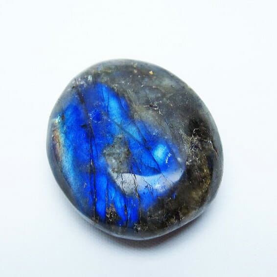 ラブラドライト 原石 タンブル 握り石 パームストーン 一点物 171-6085