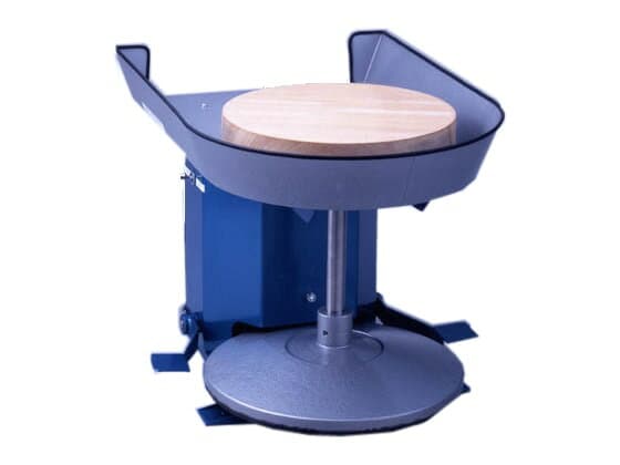 [陶芸 ろくろ] 蹴ろくろ　電動アシスト付き