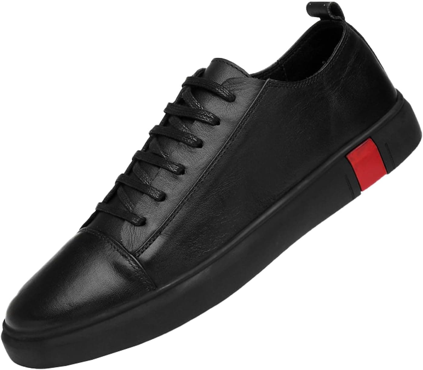 白の靴 27.0cm メンズ カジュアルシューズ スニーカー デッキシューズ 黒 メンズシューズ オールシーズン 男の靴 ウォーキングシューズ フラット 革靴 おしゃれ 軽量 蒸れない 滑りにくい か