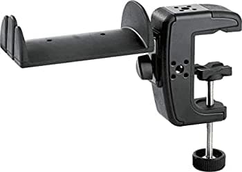 【中古】 K&M ヘッドフォンホルダー 4方向可変クランプ付き 【16085】 ブラック