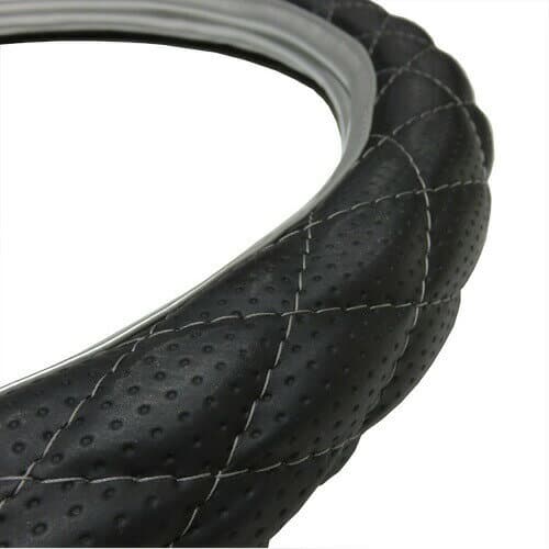 受注製作 スーパーキルトハンドルカバー リング加工　ゴルフ 太さ 59mm 乗用車〜トラック対応 軽トラ 2t 4t 大型車 対応 SW ML LM LL 2HS 2L 2HL 3L ステアリングカバー lm 2hs 軽自動車　乗用車 キルト 日本製 国産 長持ち 疲れにくい 握りやすい 太いかっこいい かわいい