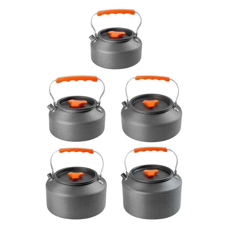 キャンプ用水やかん やかん 食器 アルミニウム合金 ポータブル ティーポット コーヒーポット 水ボイラー バックパック バーベキュー 旅行 アウトドア クッキング用