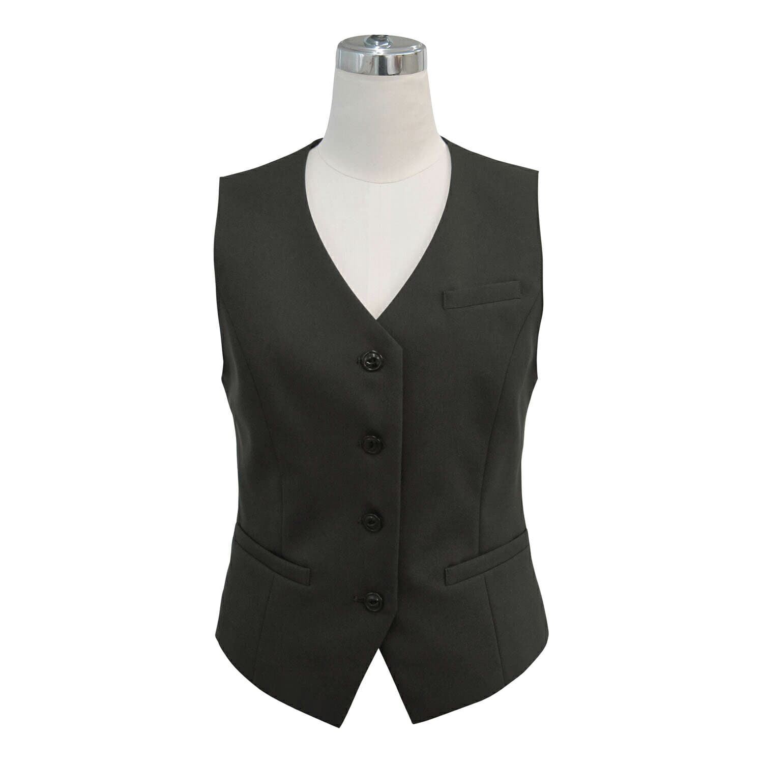 ★ポイント最大16倍★【全国配送可】-事務服ベスト U5030(ブラック) 品番 my24-8174-0202 1入り-【MY医科器機】JAN 4549814075317