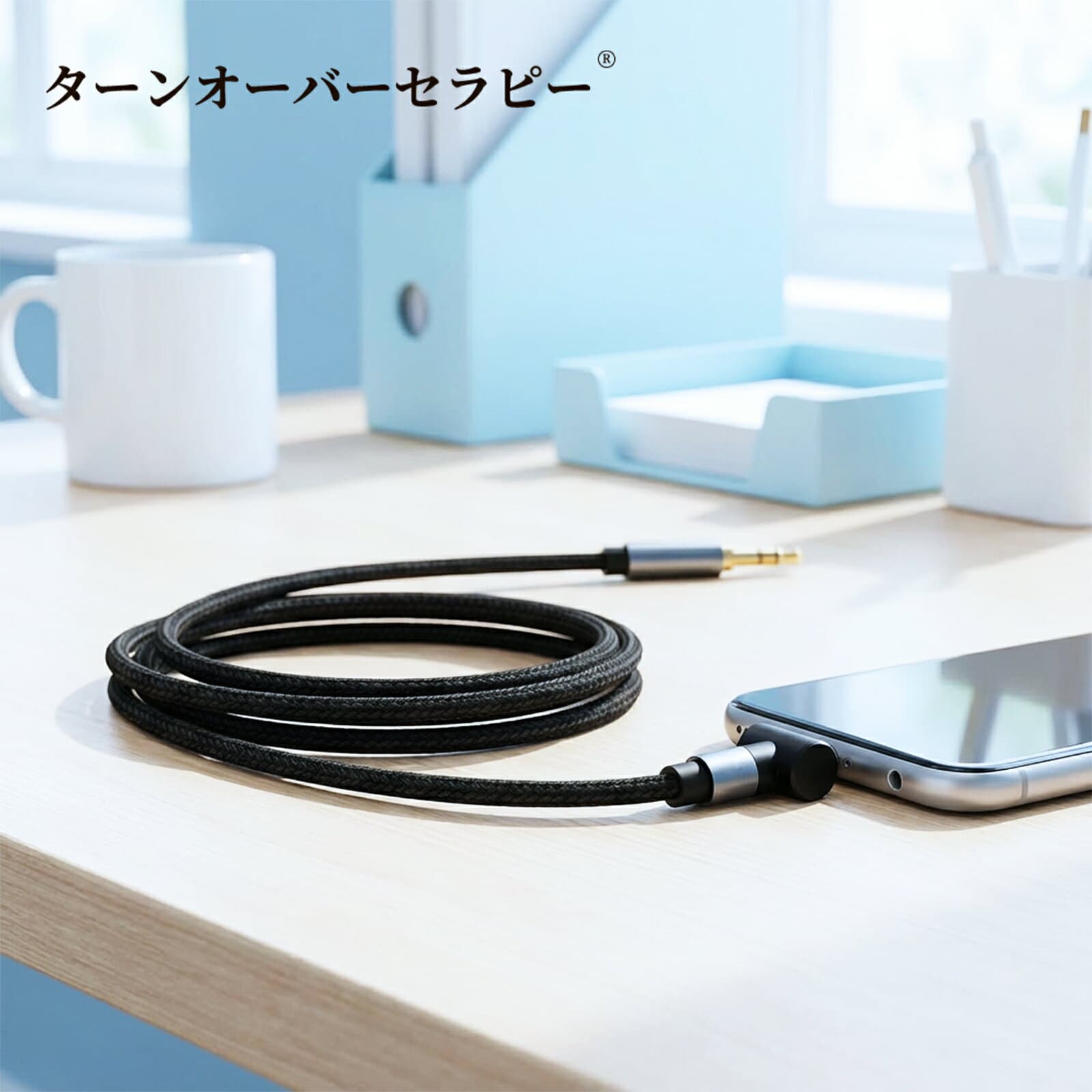 3.5mm オーディオケーブル 片側L型プラグ 1m AUX ステレオミニ ナイロン編組高耐久 しなやか絡まりにくい 金メッキ接点 ヘッドホン/スピーカー/カーオーディオ/PC/スマホ等対応 ZABI 2026ABI-TOJPZABI
