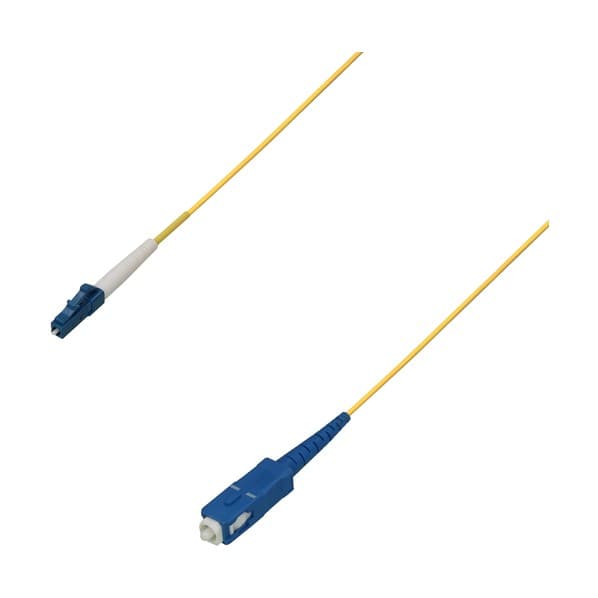 シングルモード光ファイバーケーブル（LC-SC）単芯＜盤内用＞2m DFC-SMLCSC-CP11(2M) 1本