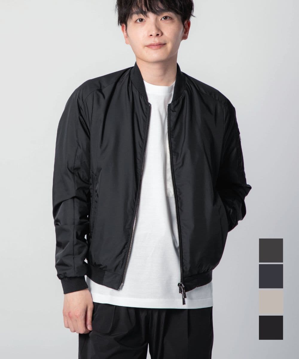 ムーレー MOORER ACQUA アクア MOUGI100021 TEPA022 ジャケット CORELLI WK コレッリ メンズ アウター ボンバージャケット ブルゾン