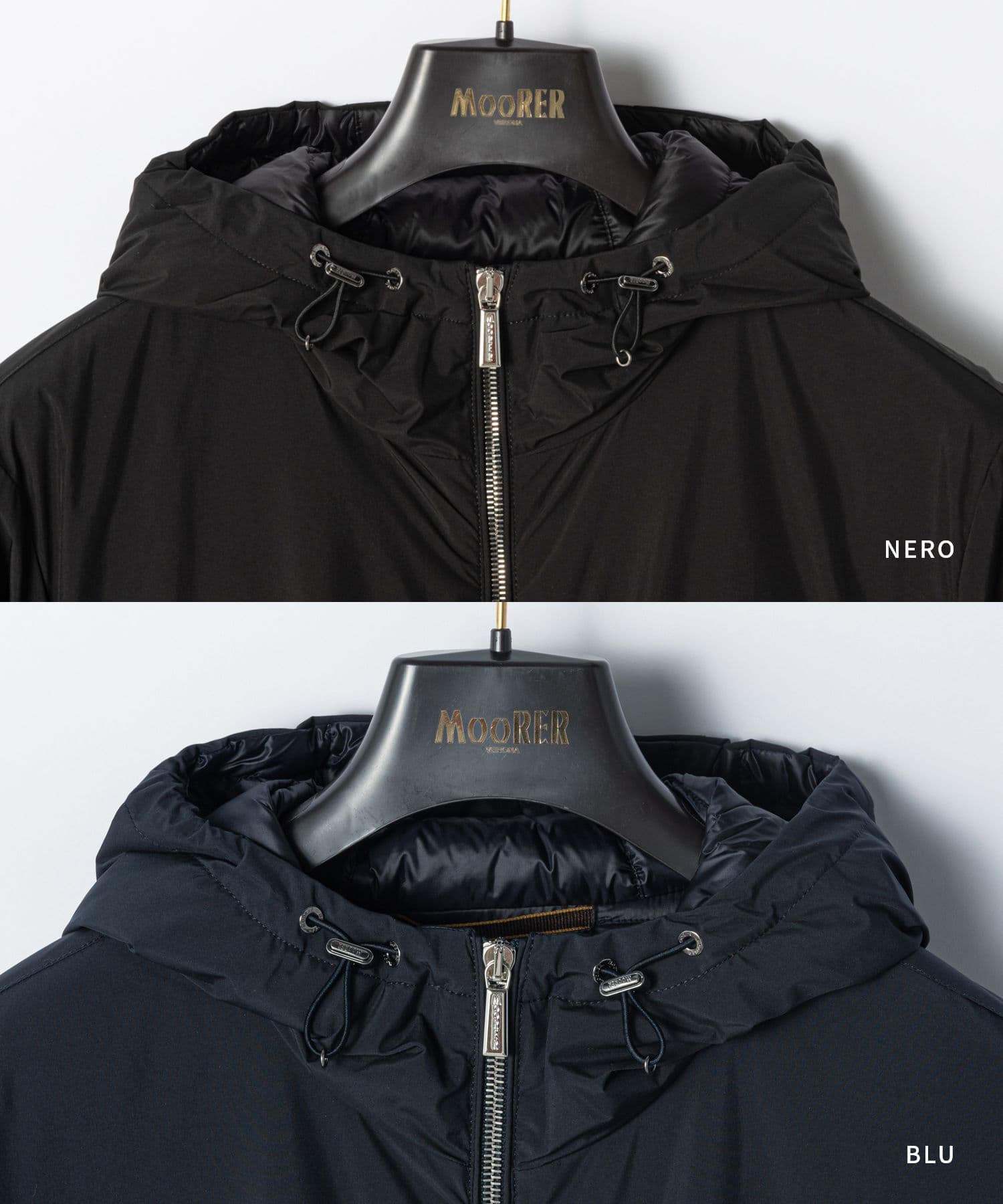 ムーレー MOORER ACQUA アクア ダウンジャケット ONIRO-STP ジャケット オニロ メンズ アウター フーデッドボンバージャケット ブルゾン MOUGI100050 TEPA023 防水 ONIRO STP thumbnail 2