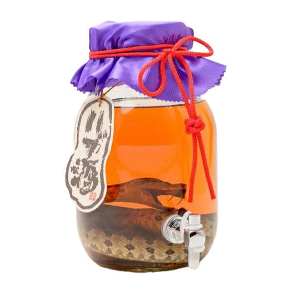 【送料無料】【正規品】ハブ入り ハブ酒 蛇口付き 台付き 南都酒造所 3300ml 35％